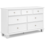 Fortman White Panel Storage Bedroom Set from Ashley - Luna Furniture