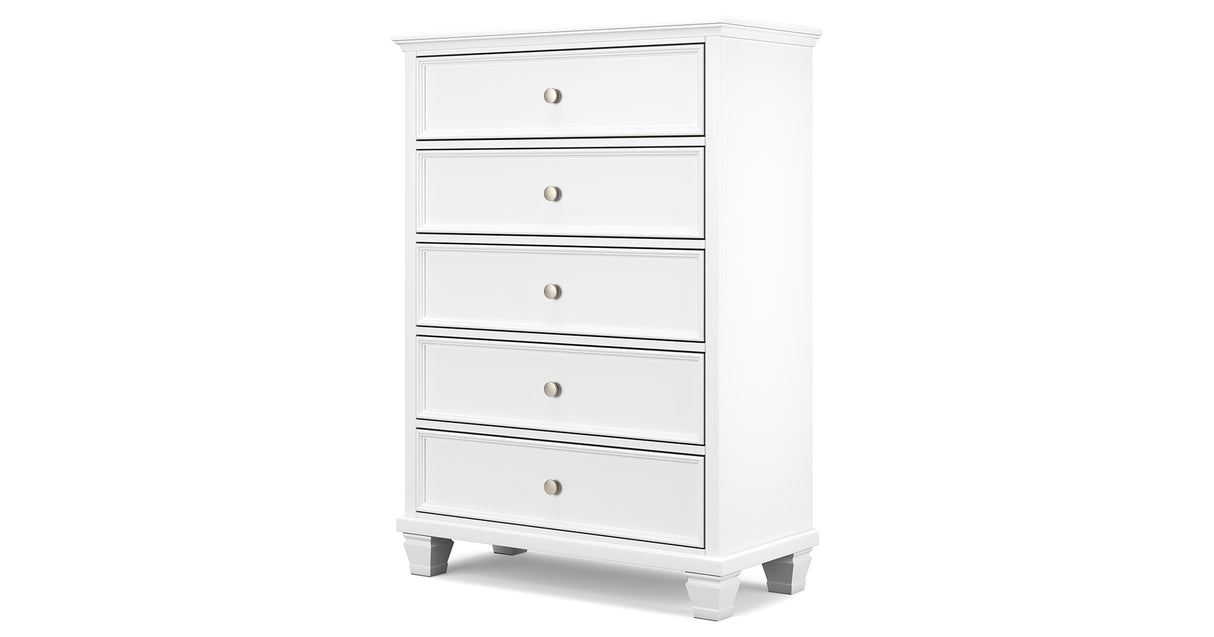 Fortman White Chest of Drawers from Ashley Furniture - Luna Furniture