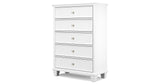 Fortman White Chest of Drawers from Ashley Furniture - Luna Furniture