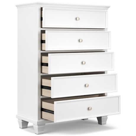 Fortman White Storage Youth Panel Bedroom Set from Ashley - Luna Furniture