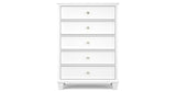 Fortman Queen Panel Storage Bed with Dresser and Chest in White from Ashley Furniture - Luna Furniture