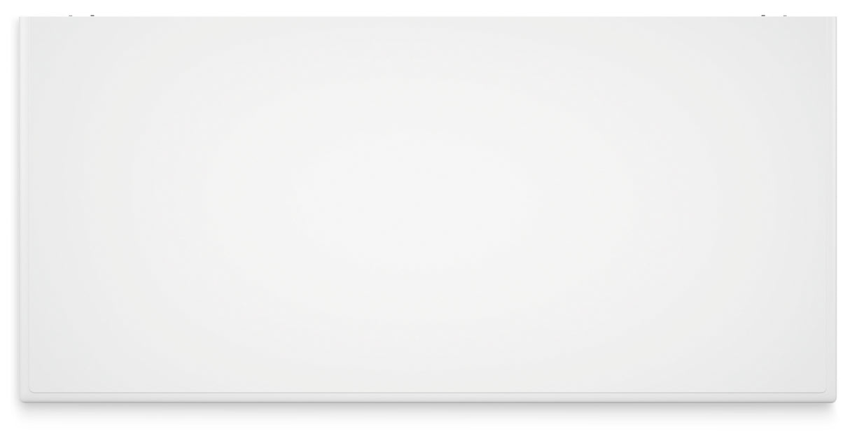 Fortman Twin Panel Bed with Mirrored Dresser, Chest and 2 Nightstands in White from Ashley Furniture - Luna Furniture