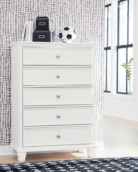 Fortman White Chest of Drawers from Ashley Furniture - Luna Furniture