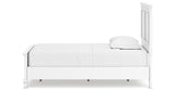 Fortman White Twin Panel Bed from Ashley Furniture - Luna Furniture
