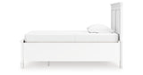 Fortman Twin Panel Storage Bed with Dresser and Nightstand in White from Ashley Furniture - Luna Furniture