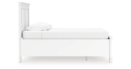 Fortman White Twin Panel Storage Bed from Ashley - Luna Furniture