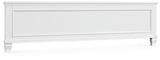 Fortman White King/California King Panel Footboard from Ashley Furniture - Luna Furniture