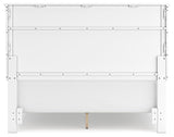 Fortman White Queen Panel Bed from Ashley Furniture - Luna Furniture