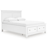 Fortman White Panel Storage Bedroom Set from Ashley Furniture - Luna Furniture
