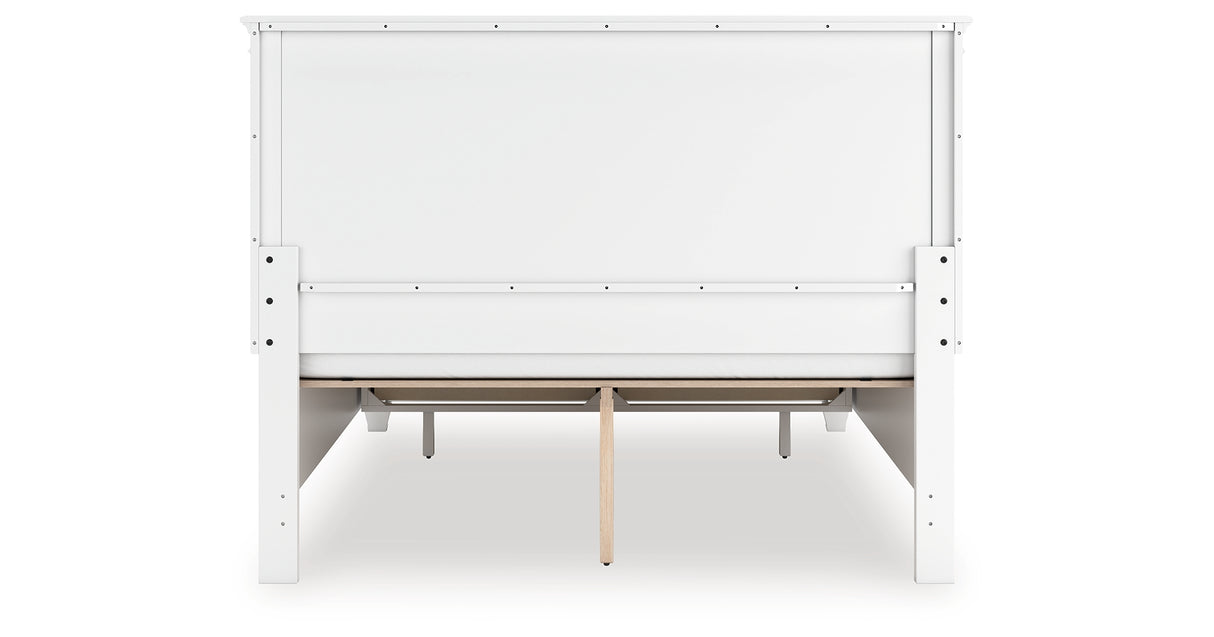 Fortman White Queen Panel Storage Bed from Ashley - Luna Furniture