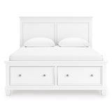 Fortman White Panel Storage Bedroom Set from Ashley Furniture - Luna Furniture