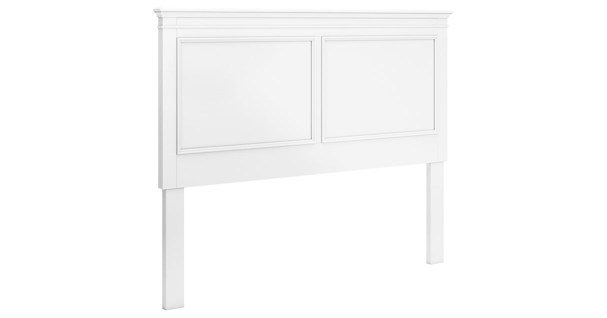 Fortman White Queen Panel Headboard from Ashley - Luna Furniture