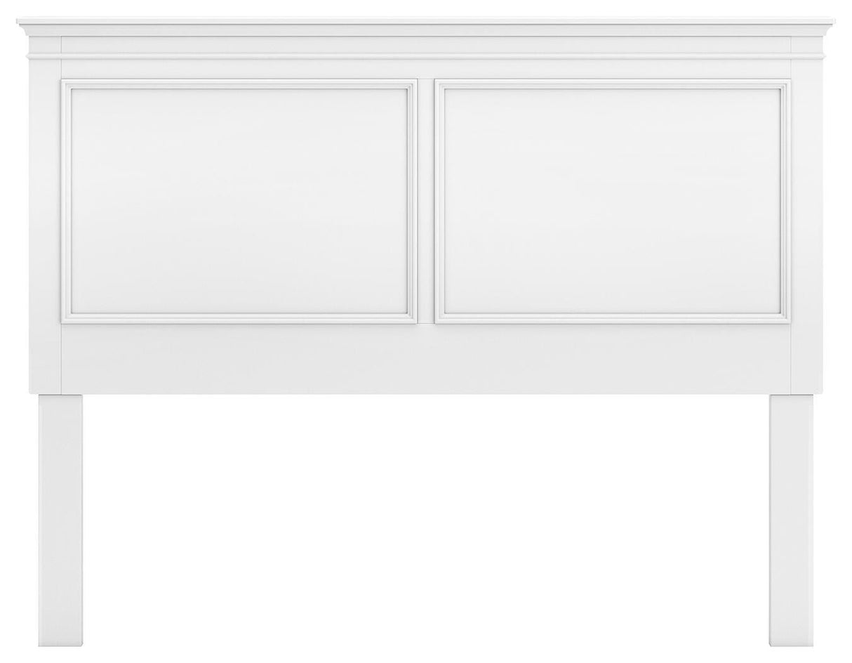 Fortman White Queen Panel Headboard from Ashley - Luna Furniture