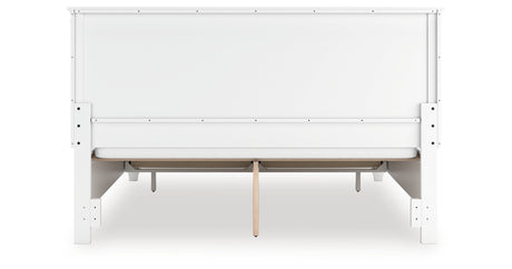 Fortman California King Panel Storage Bed with Dresser in White from Ashley - Luna Furniture