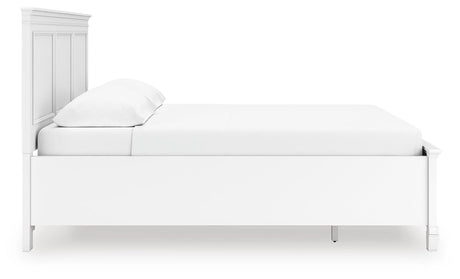 Fortman White California King Panel Storage Bed from Ashley Furniture - Luna Furniture
