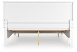 Fortman White King Panel Storage Bed from Ashley Furniture - Luna Furniture