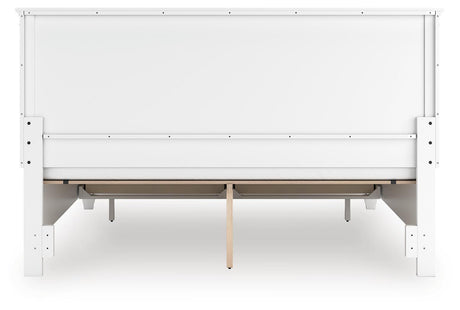 Fortman White King Panel Storage Bed from Ashley Furniture - Luna Furniture