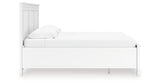 Fortman King Panel Storage Bed with Dresser in White from Ashley - Luna Furniture