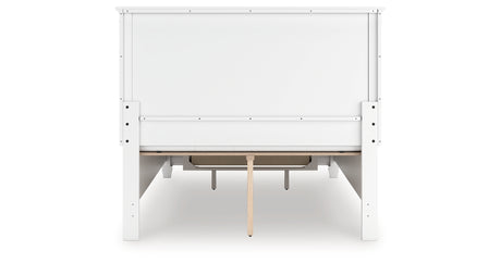 Fortman Full Panel Storage Bed with Dresser in White from Ashley - Luna Furniture