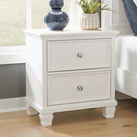 Fortman White Nightstand from Ashley - Luna Furniture