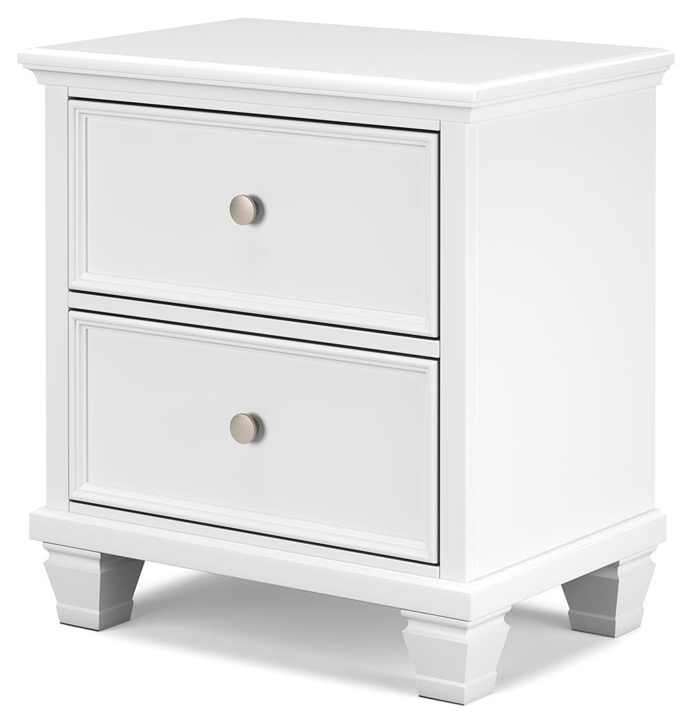 Fortman White Nightstand from Ashley - Luna Furniture