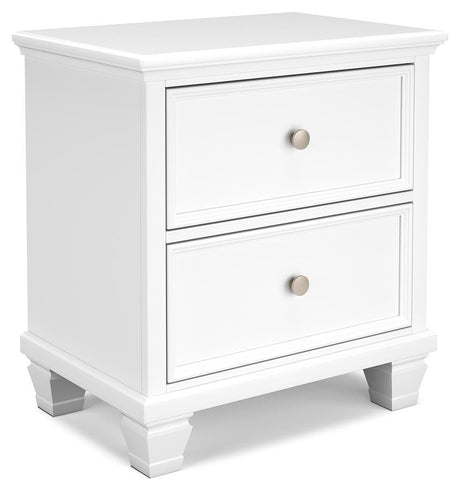 Fortman White Nightstand from Ashley - Luna Furniture