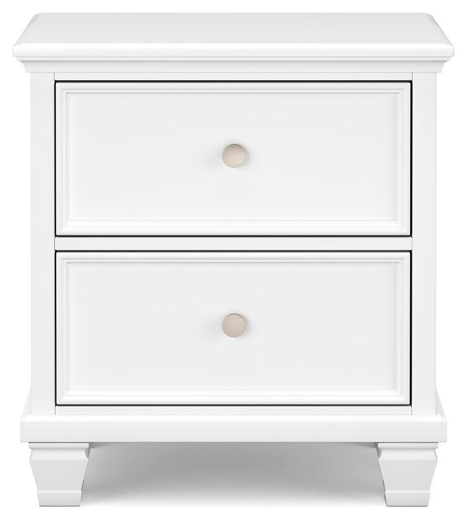 Fortman White Nightstand from Ashley - Luna Furniture
