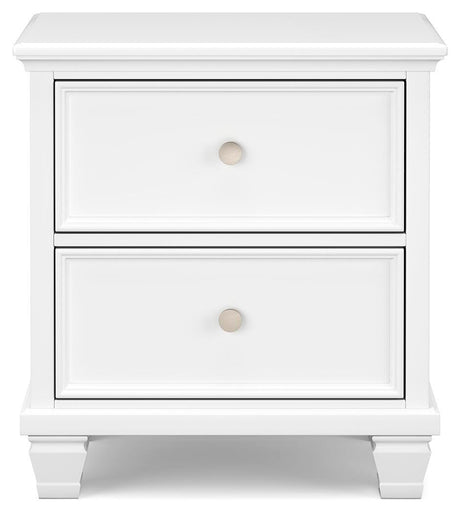 Fortman White Nightstand from Ashley - Luna Furniture