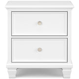 Fortman White Panel Storage Bedroom Set from Ashley - Luna Furniture