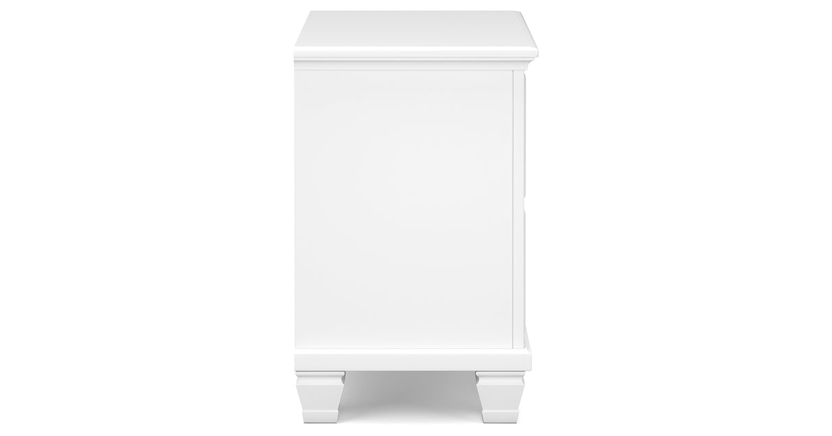 Fortman White Nightstand from Ashley - Luna Furniture