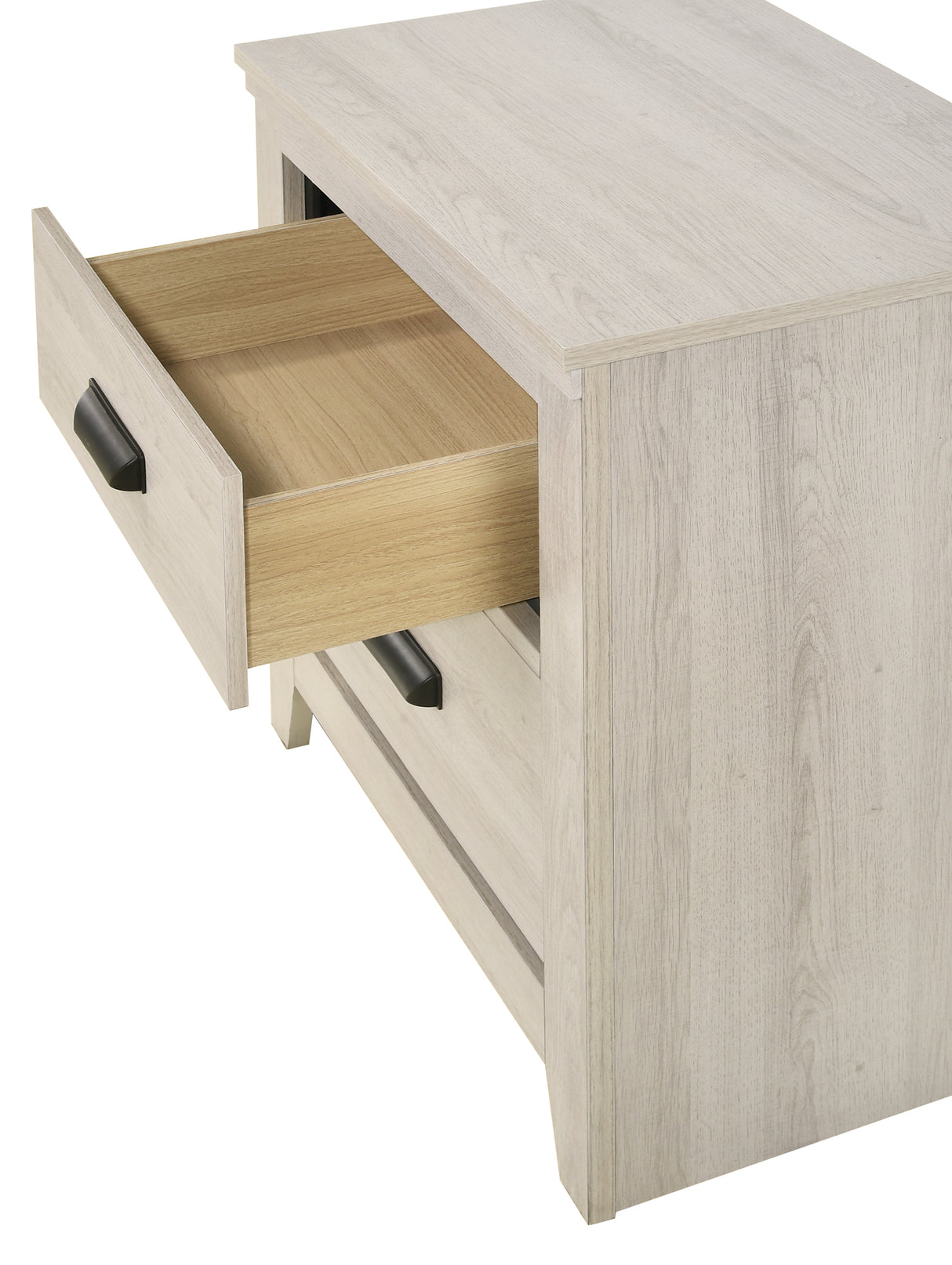 Carter White Nightstand from Crown Mark - Luna Furniture