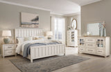 Shaybrock Antique White/Brown Panel Bedroom Set from Ashley - Luna Furniture