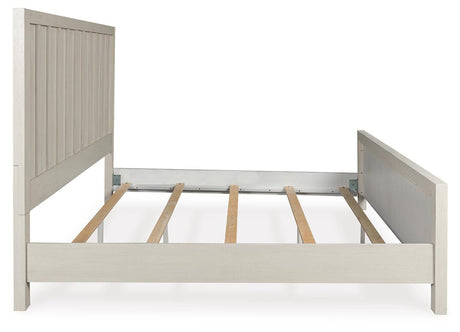 Shaybrock Antique White California King Panel Bed from Ashley Furniture - Luna Furniture