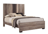 Rangley Brown Queen LED Panel Bed from Crown Mark - Luna Furniture
