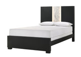 Rangley Black LED Panel Bedroom Set from Crown Mark - Luna Furniture