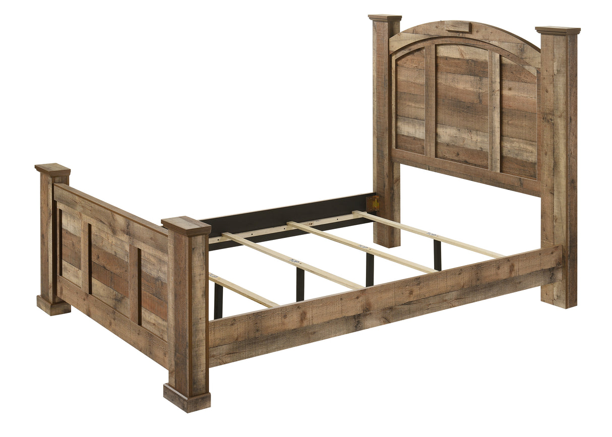 Ella-Mae Natural King Bed from Crown Mark - Luna Furniture