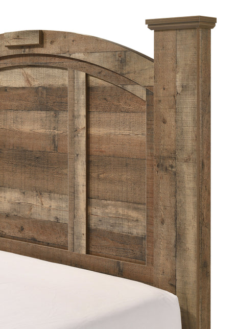 Ella-Mae Natural King Bed from Crown Mark - Luna Furniture