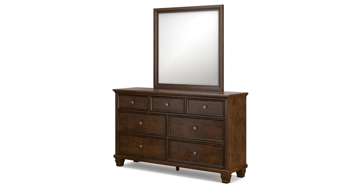Danabrin Brown Dresser and Mirror from Ashley Furniture - Luna Furniture