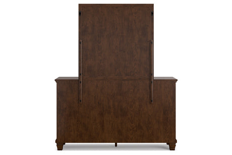 Danabrin Brown Dresser and Mirror from Ashley - Luna Furniture