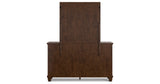 Danabrin King Panel Storage Bed with Mirrored Dresser and Nightstand in Brown from Ashley - Luna Furniture
