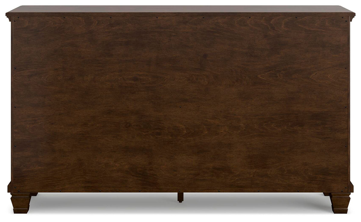 Danabrin Brown Twin Panel Storage Bed with Dresser from Ashley - Luna Furniture