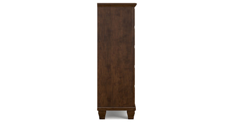 Danabrin Full Panel Bed with Mirrored Dresser and Chest in Brown from Ashley Furniture - Luna Furniture