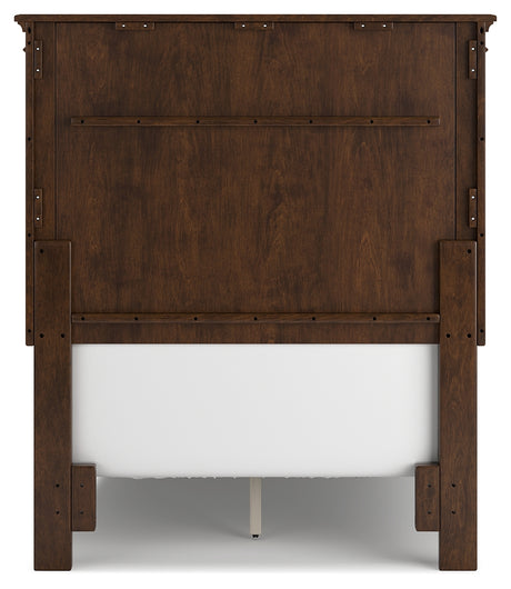 Danabrin Brown Twin Panel Bed from Ashley Furniture - Luna Furniture