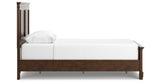 Danabrin Twin Panel Bed with Mirrored Dresser and Chest in Brown from Ashley Furniture - Luna Furniture