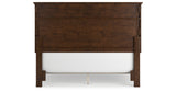 Danabrin Queen Panel Bed with Mirrored Dresser and 2 Nightstands in Brown from Ashley - Luna Furniture