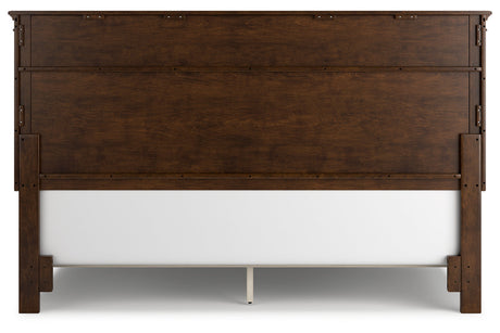 Danabrin Brown California King Panel Bed from Ashley - Luna Furniture