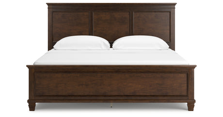 Danabrin Brown California King Panel Bed from Ashley Furniture - Luna Furniture