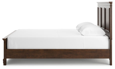 Danabrin Brown California King Panel Bed from Ashley Furniture - Luna Furniture