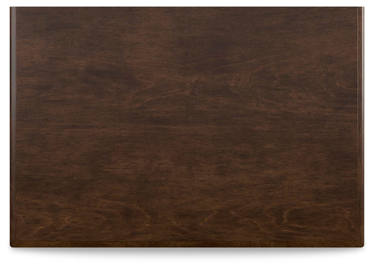 Danabrin Brown Cherry Wood Twin Panel Bed, Dresser and Nightstand from Ashley Furniture - Luna Furniture