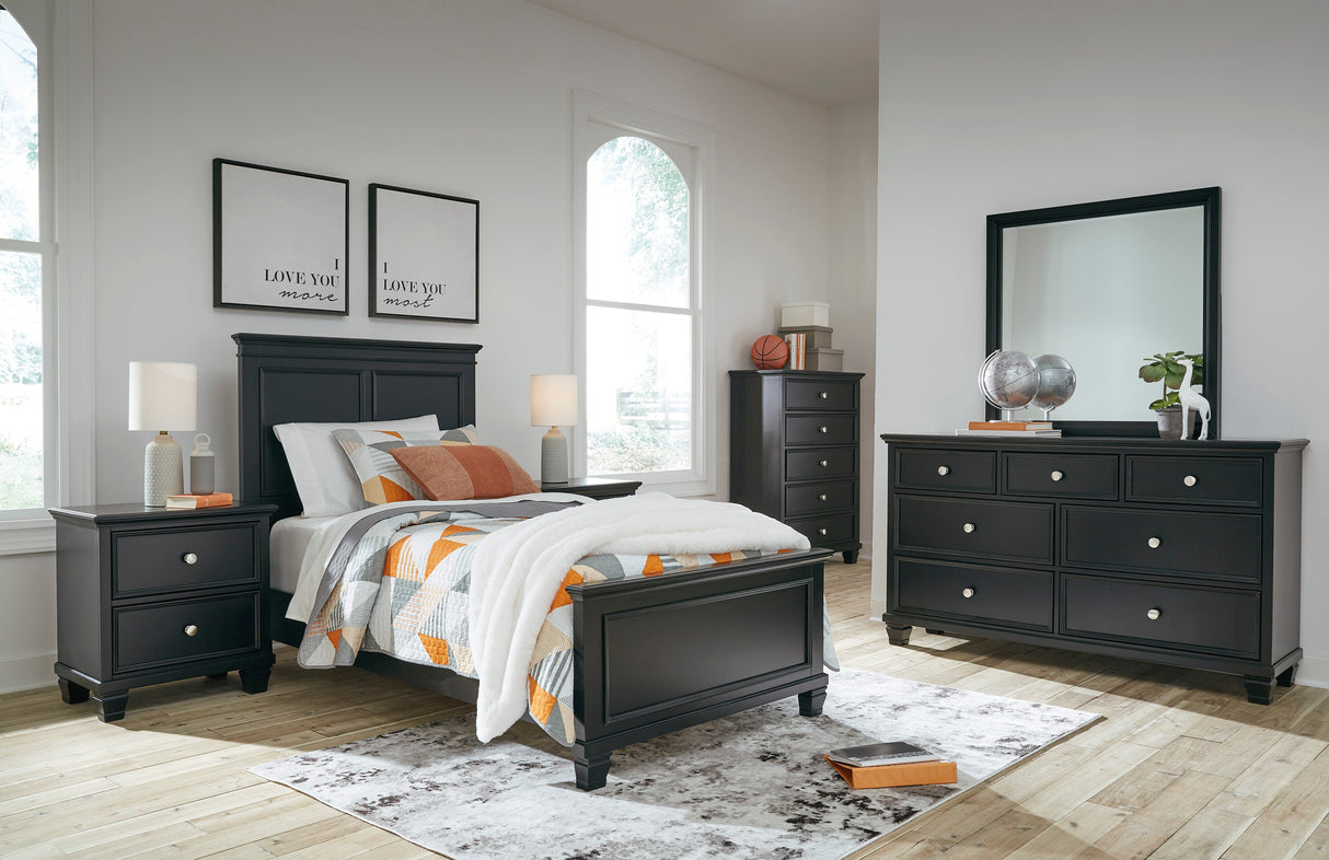 Lanolee Black Youth Panel Bedroom Set from Ashley - Luna Furniture